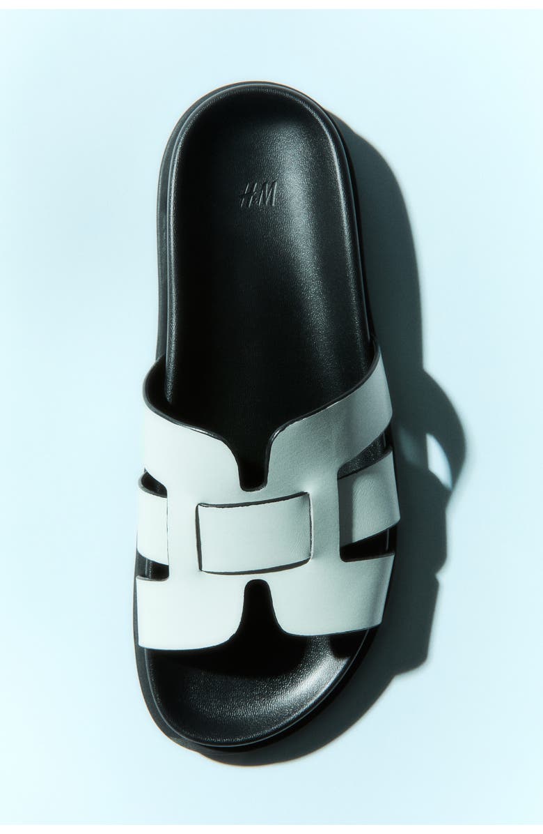 H&M Sandals, Alternate, color, White/Black
