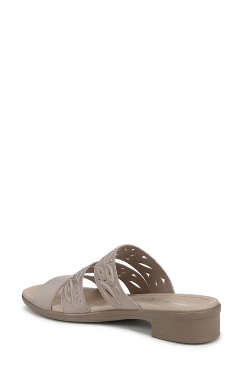 Bzees Poppy Slide Sandal In Simply Taupe