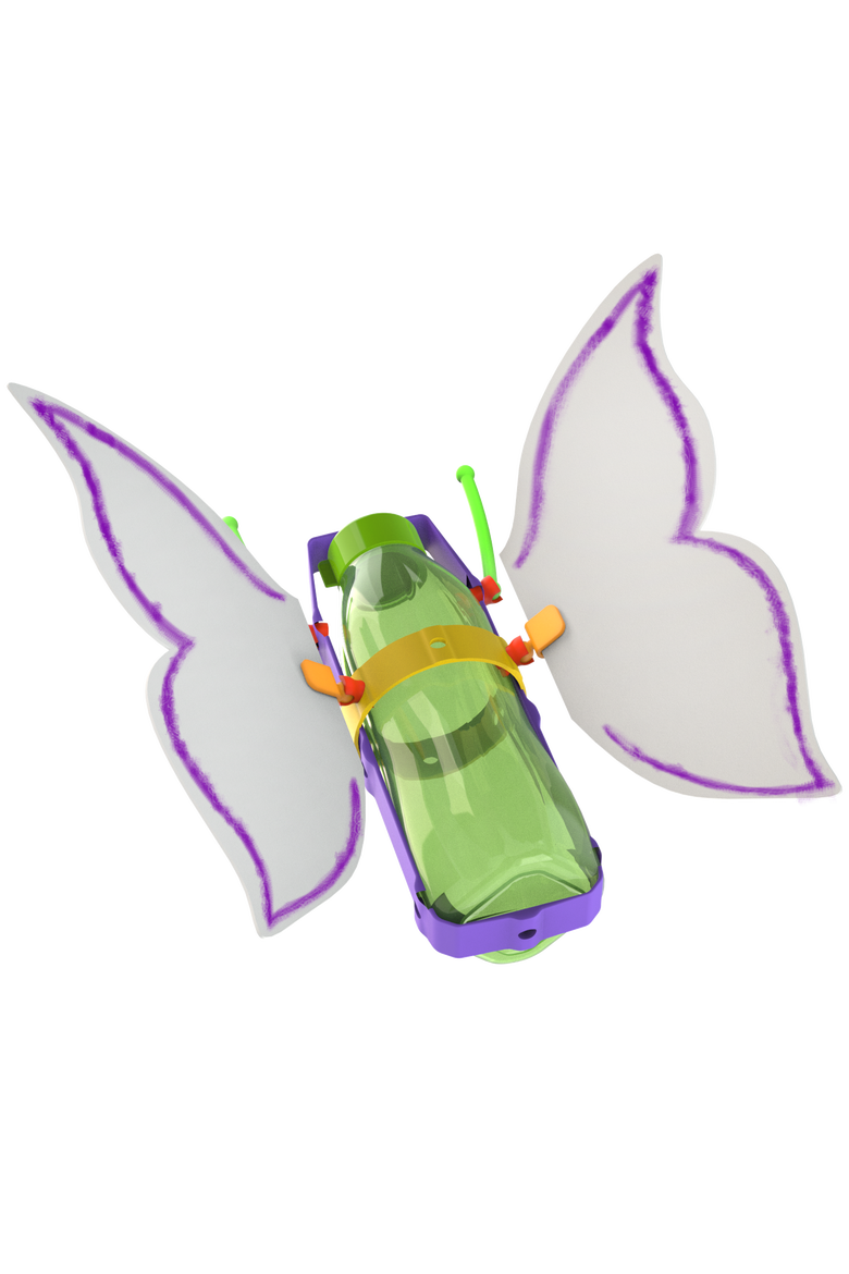 Arts and Crafts Butterfly Building Kit, Alternate, color, No Color