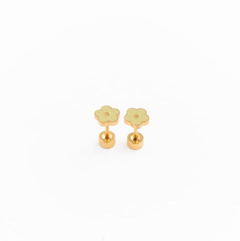 Petite Flower Stud Earrings