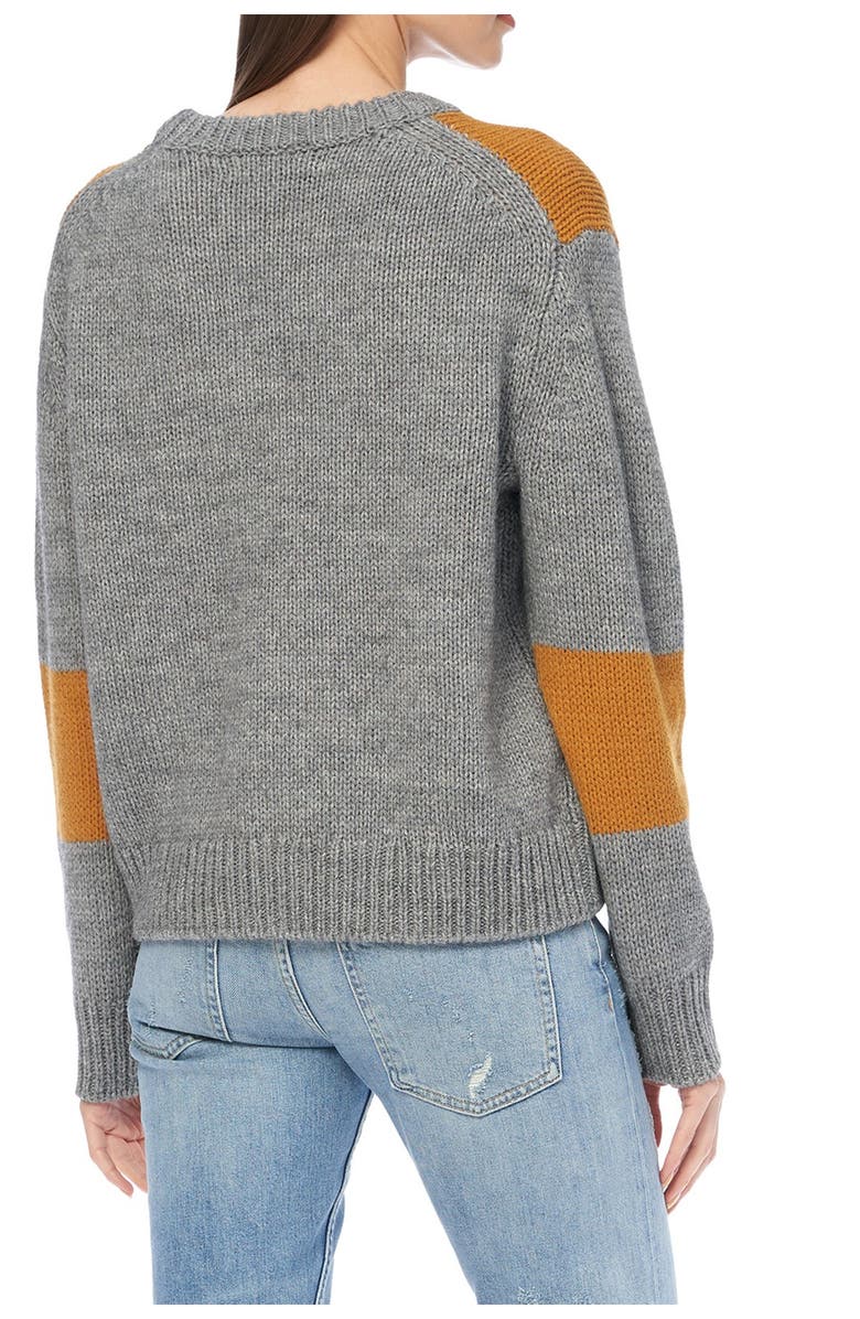 360 CASHMERE Juliana Colorblock Crew Neck Sweater, Alternate, color,
