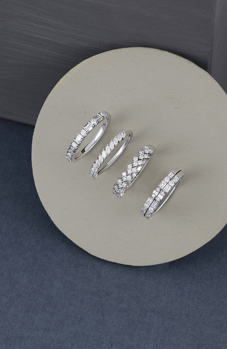 Bony Levy Liora Diamond Cluster Ring, Alternate, color, 18K White Gold