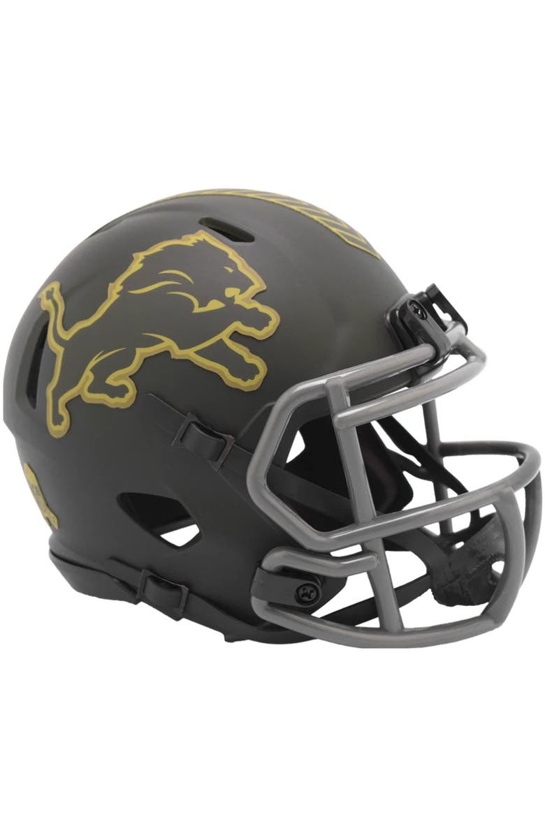 RIDDELL Detroit Lions 2025 Salute to Service Mini NFL Football Helmet, Main, color, Multi-Color