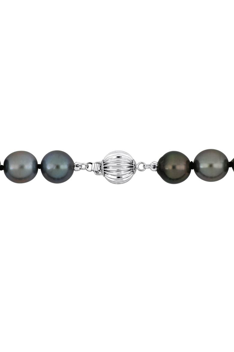 Multi-Shade Cultured Tahitian Pearl Necklace 14k, Alternate, color, Tahitian Pearl