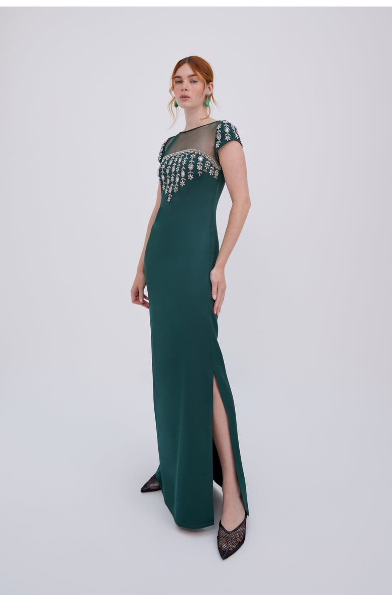 RAISHMA Glynis Gown, Alternate, color, Green