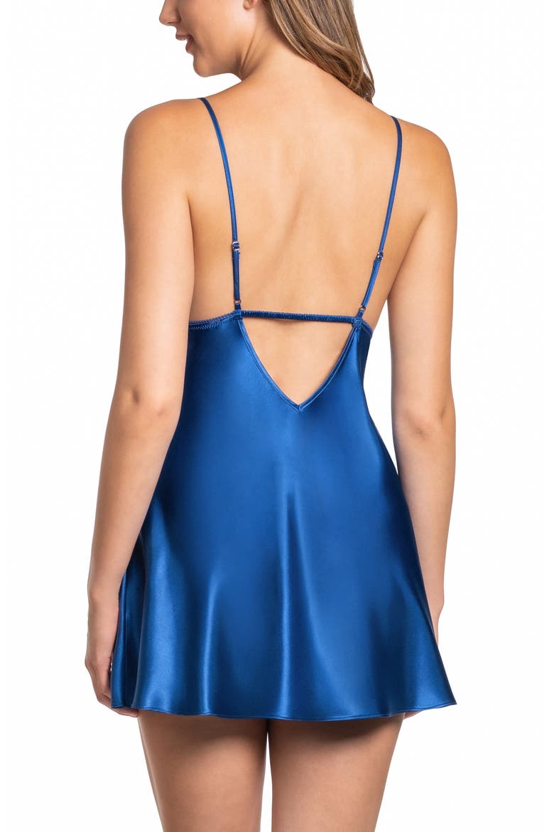 Maddie Satin Chemise, Alternate, color, ROYAL BLUE