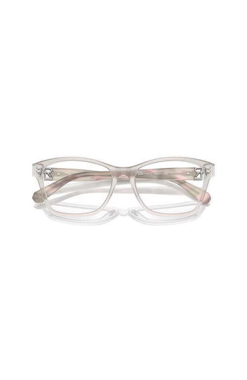 Ralph Lauren 54mm Cat Eye Optical Glasses In Gray