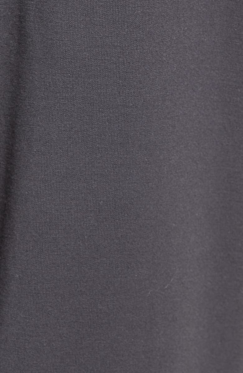 Wit & Wisdom Mixed Media Shirttail Hem Hoodie, Alternate, color,