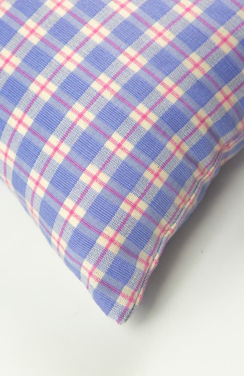 ARCHIVE NEW YORK ARCHIVE NEW YORK HANDWOVEN CLASSIC GINGHAM RECTANGLE COTTON THROW PILLOW