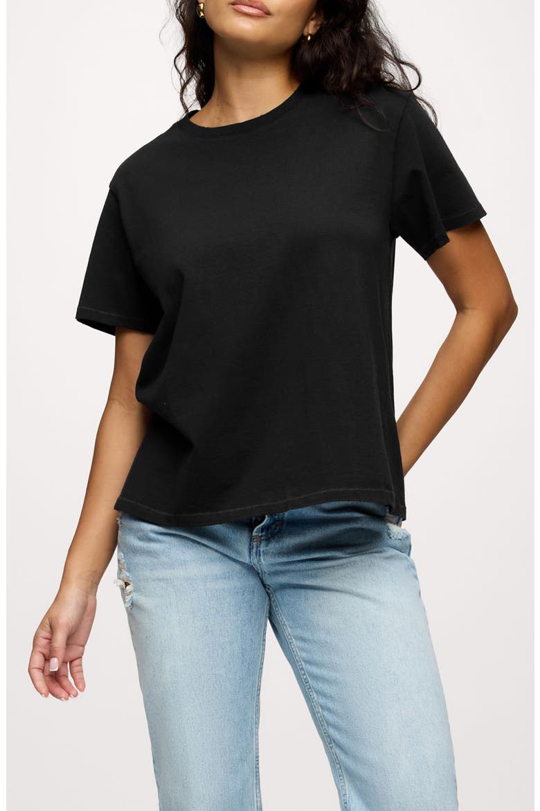 Everyday Cotton T-Shirt, Main, color, BLACK