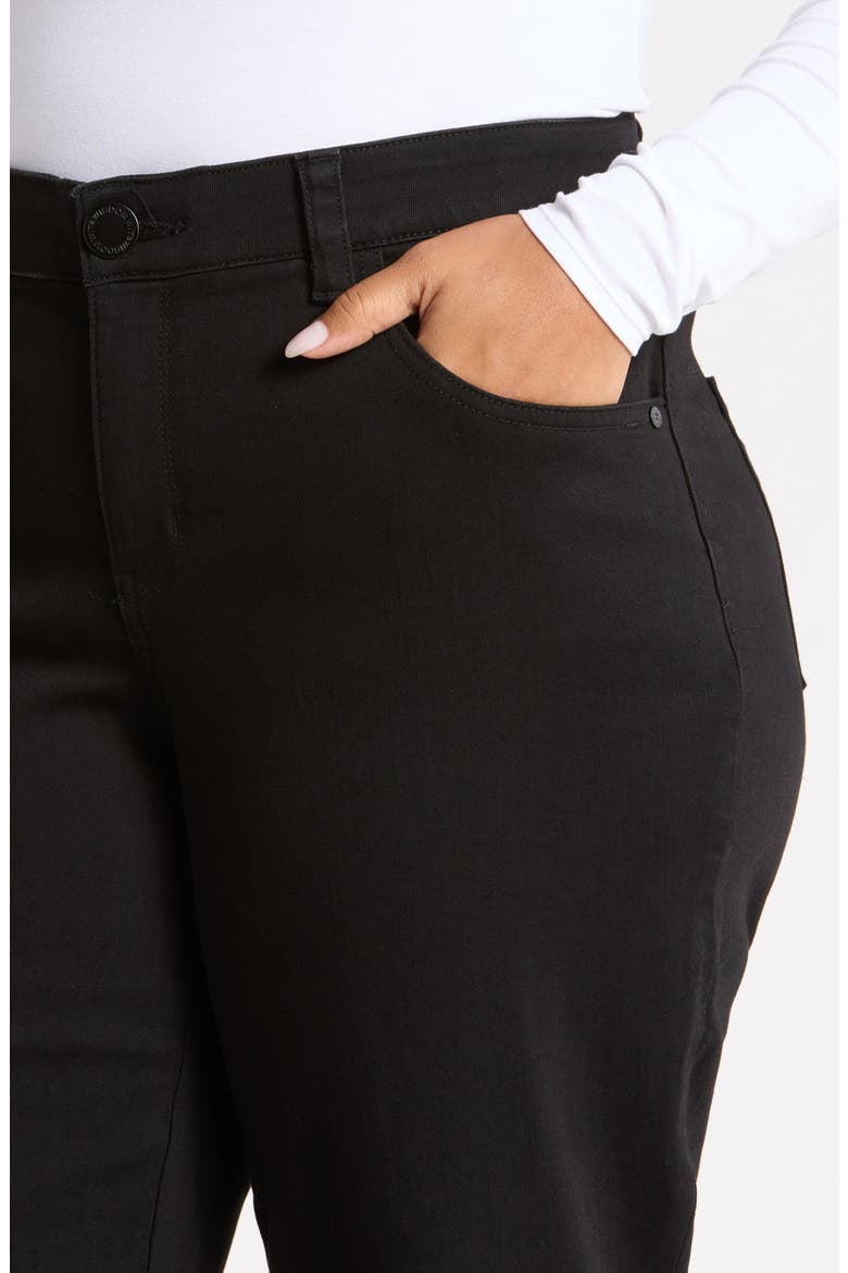 Sawyer Straight Leg Jeans, Alternate, color, BLACK