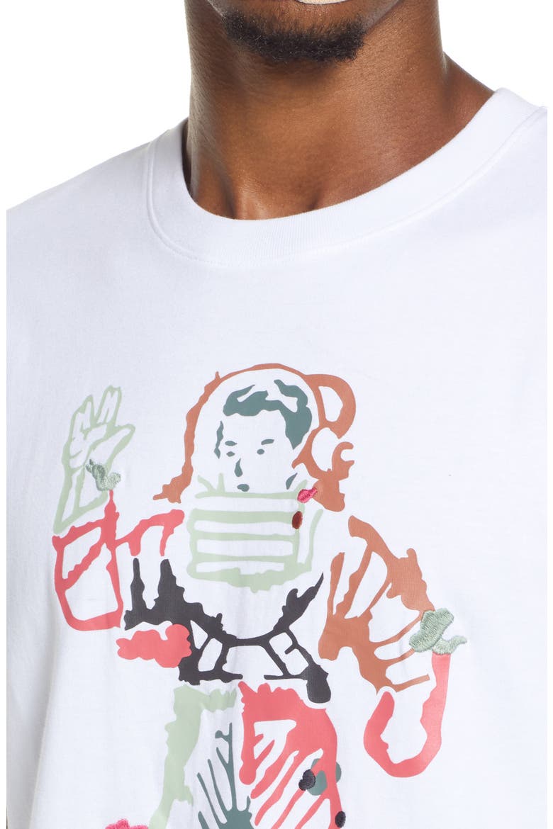 Men's Astro Camo Cotton Graphic Tee, Alternate, color, WHITE