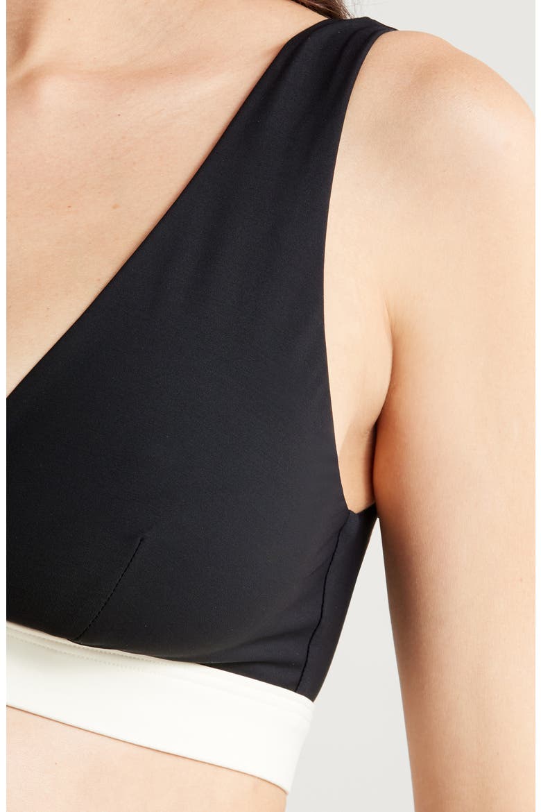 Lya Colorblock Bikini Top, Alternate, color, BLACK CONTRAST