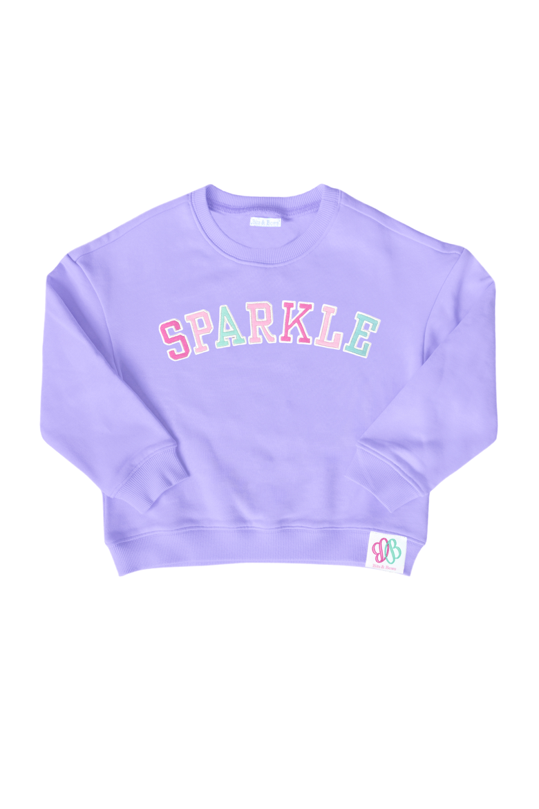 Sparkle Sweatshirt, Main, color, Purple