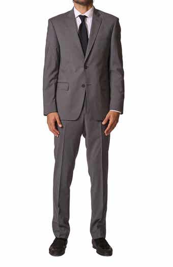 JB Britches Sartorial Classic Fit Stretch Wool Suit