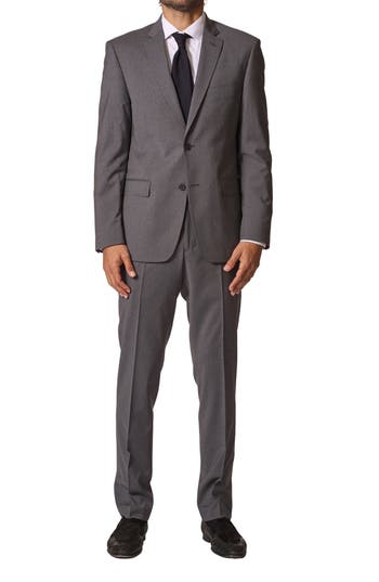 Jb Britches Sartorial Classic Fit Stretch Wool Suit In Gray