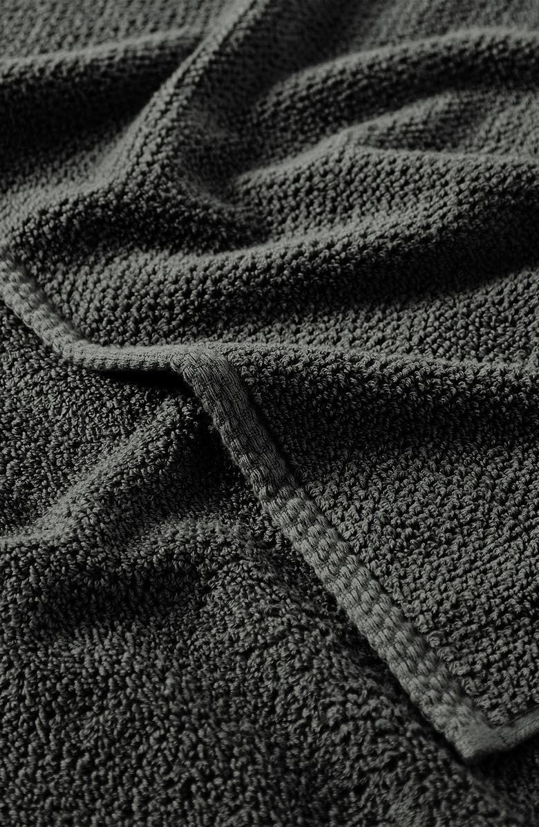 Woven & Weft Cotton 12-Pack Textured Washcloths, Alternate, color, Midnight