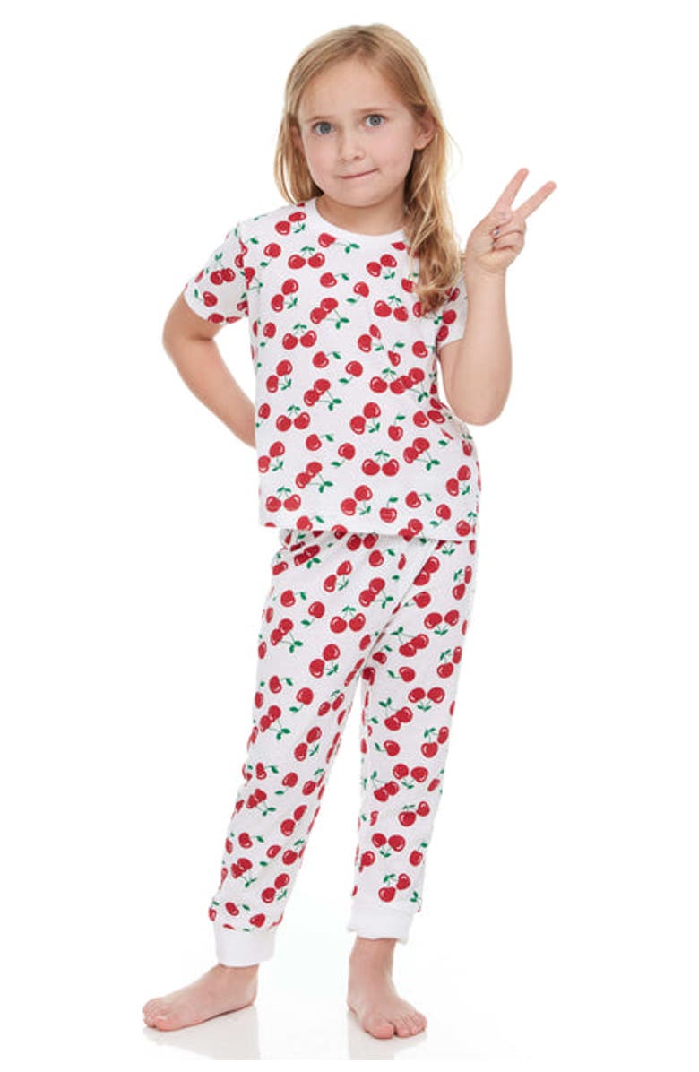 BenBen 2 Pack Girls' Shortsleeve Pajamas, Alternate, color,
