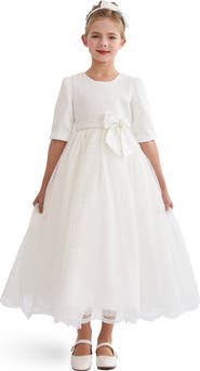 Tulleen Shannora Puff Sleeve Formal Dress