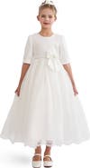 Tulleen Shannora Puff Sleeve Formal Dress