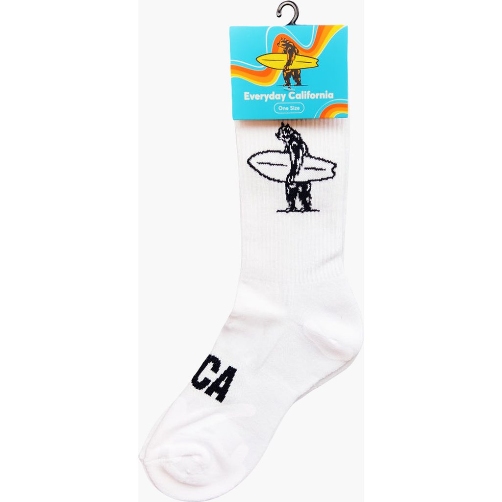 Everyday California Brutus Socks in White  product