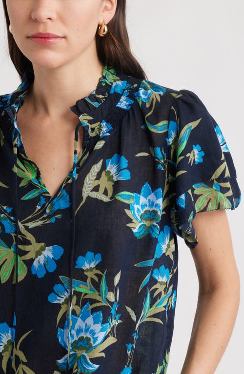 Caslonr Caslon(r) Ruffle Top In Blue