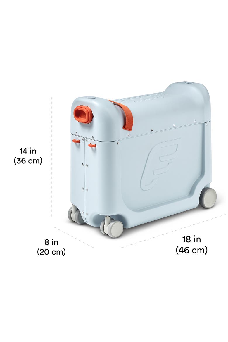 Jetkids by Stokke BedBox® Ride-On Carry-On Suitcase & Backpack Set, Alternate, color, BLACK/ WHITE