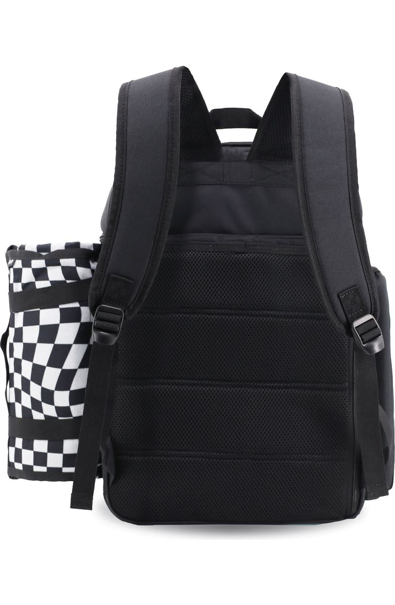 J World Picnic Backpack with Insulated Compartments & Picnic Mat, Alternate, color, Black