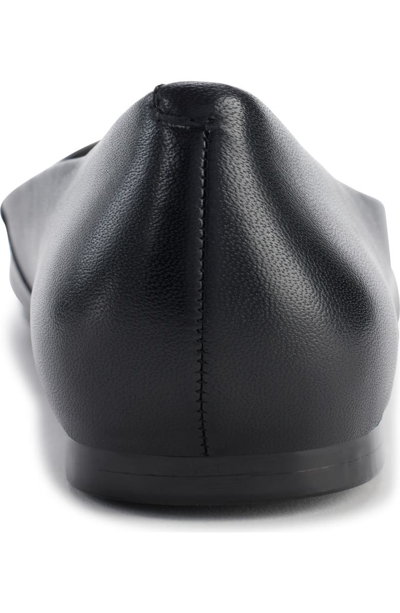 KARL LAGERFELD PARIS Zayne Cap Toe Ballet Flat, Alternate, color, Black