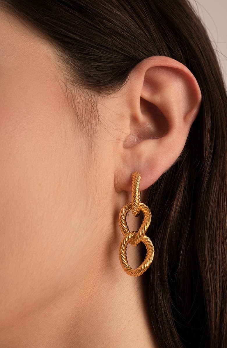 Samantha Siu - New York Willemstad Earrings, Alternate, color, Gold