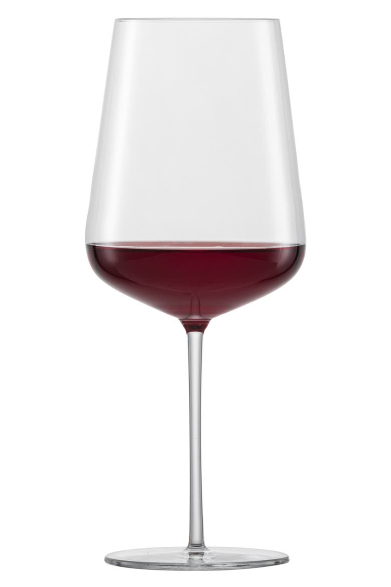 Schott Zwiesel Vervino Set of 6 Bordeaux Wine Glasses, Alternate, color, CLEAR