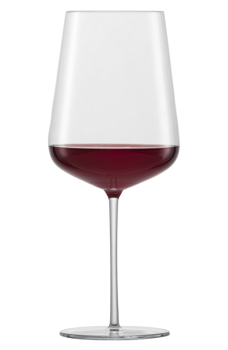 Zwiesel Glass Schott Zwiesel Vervino Set of 6 Bordeaux Wine Glasses, Alternate, color, Clear