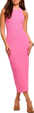 Ramy Brook Marienne Stitch Sleeveless Maxi Sweater Dress