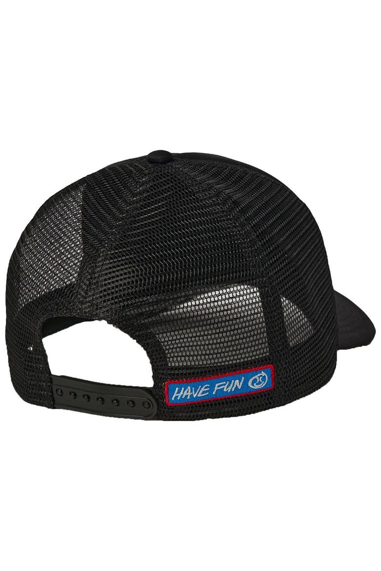 Women's Hurley Black NASCAR Foam Trucker Snapback Hat, Alternate, color, Black