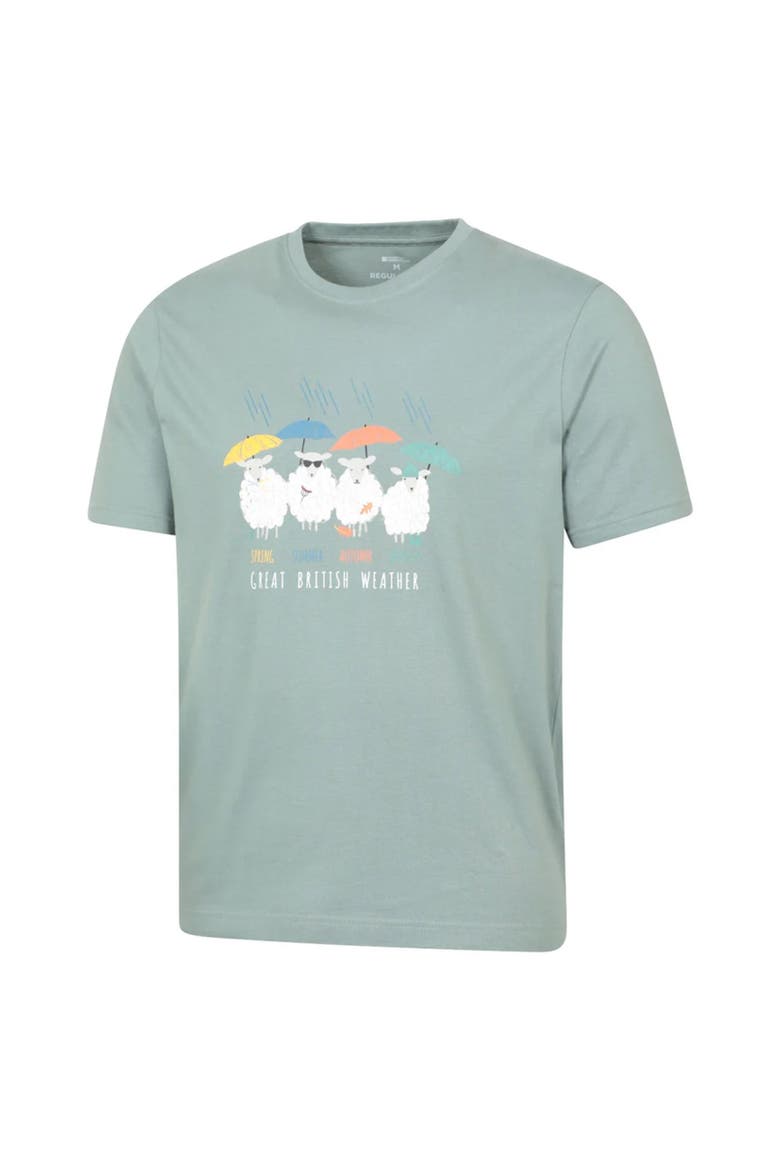Gender Inclusive Great British Weather Graphic T-Shirt, Alternate, color, Light Khaki