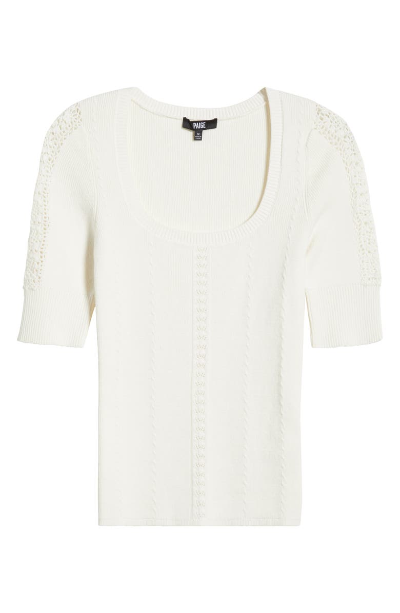 PAIGE Kiley Pointelle Top, Alternate, color,