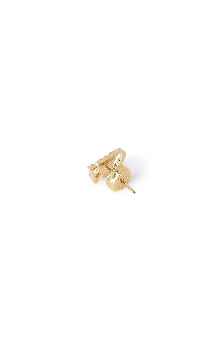 OFF WHITE Women's OW Earrings W/ Strass, Alternate, color,