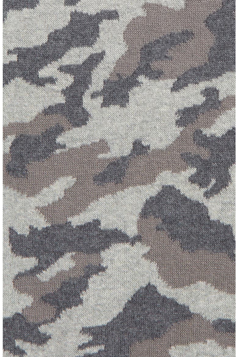 Camo Print Sweater, Alternate, color, GREY ALLOY CAMO