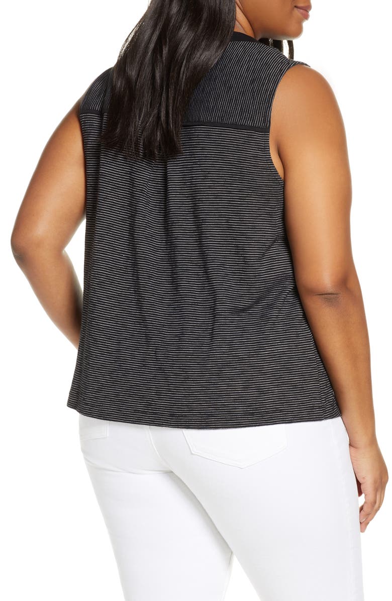 Caslon<sup>®</sup> Stripe Knit Tank Top, Alternate, color, 