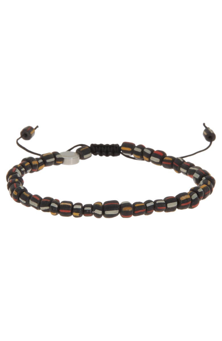 Caputo & Co. Recycled Glass Adjustable Bracelet, Main, color, 