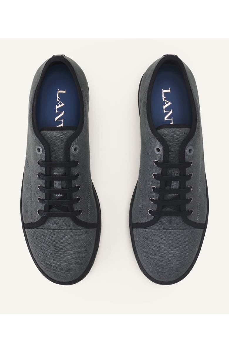 Lanvin Dbb1 Canvas Sneakers, Alternate, color, Black/Anthracite