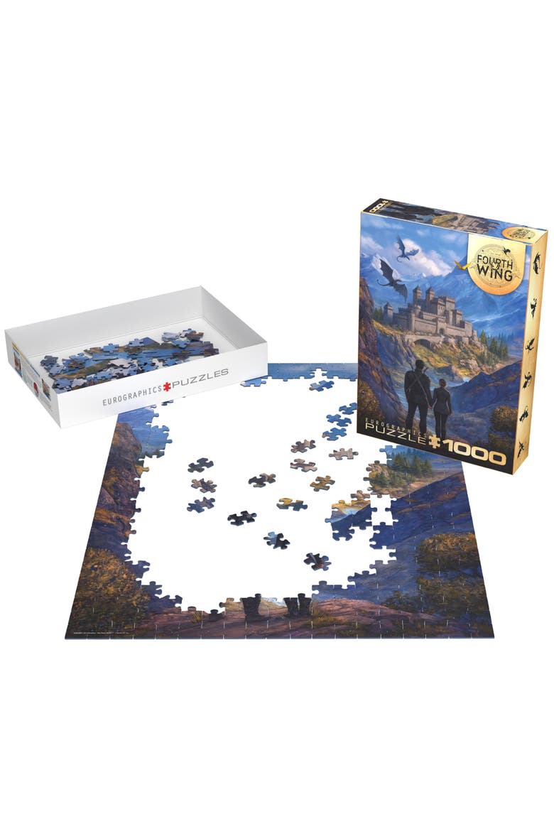 Violet and Xaden 1000 Piece Puzzle, Alternate, color, Multicolored