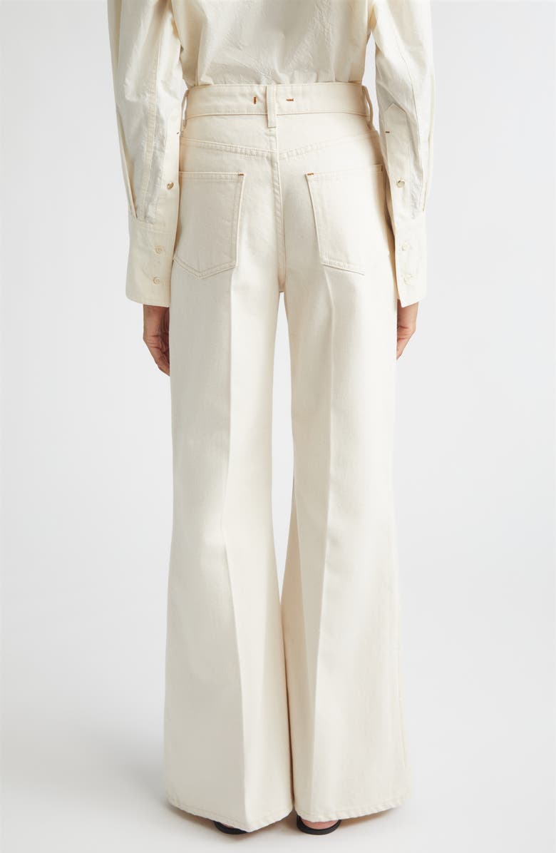 OSSOU Trace Flare Leg Jeans, Alternate, color, Buff Wash