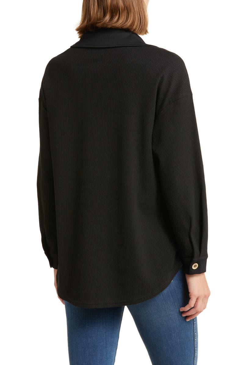 PLM Waffle Knit Shirt Jacket, Alternate, color, 