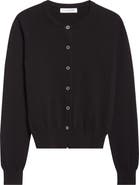 Johnstons of Elgin Iris Cashmere Crewneck Cardigan