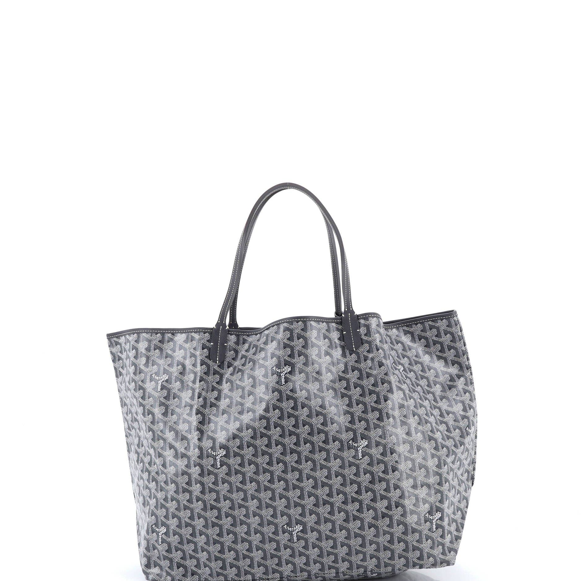 Pre-Owned Goyard Saint Louis Tote Coated Canvas GM, Alternate, color, Gray