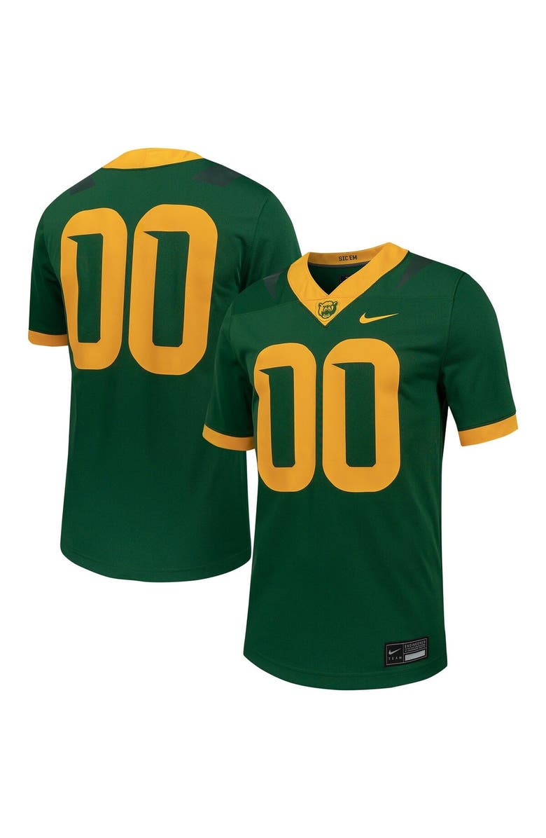 Nike Men's Nike #00 Green Baylor Bears Untouchable Football Replica Jersey, Main, color, Green
