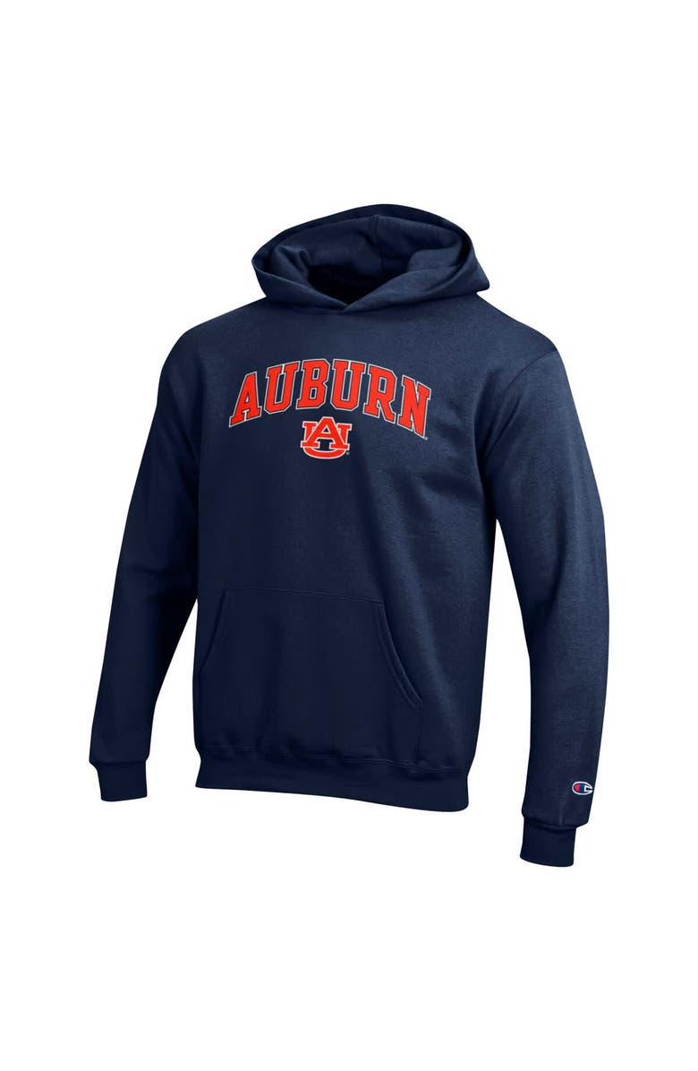 Champion Youth Champion Navy Auburn Tigers Campus Pullover Hoodie, Alternate, color, Navy