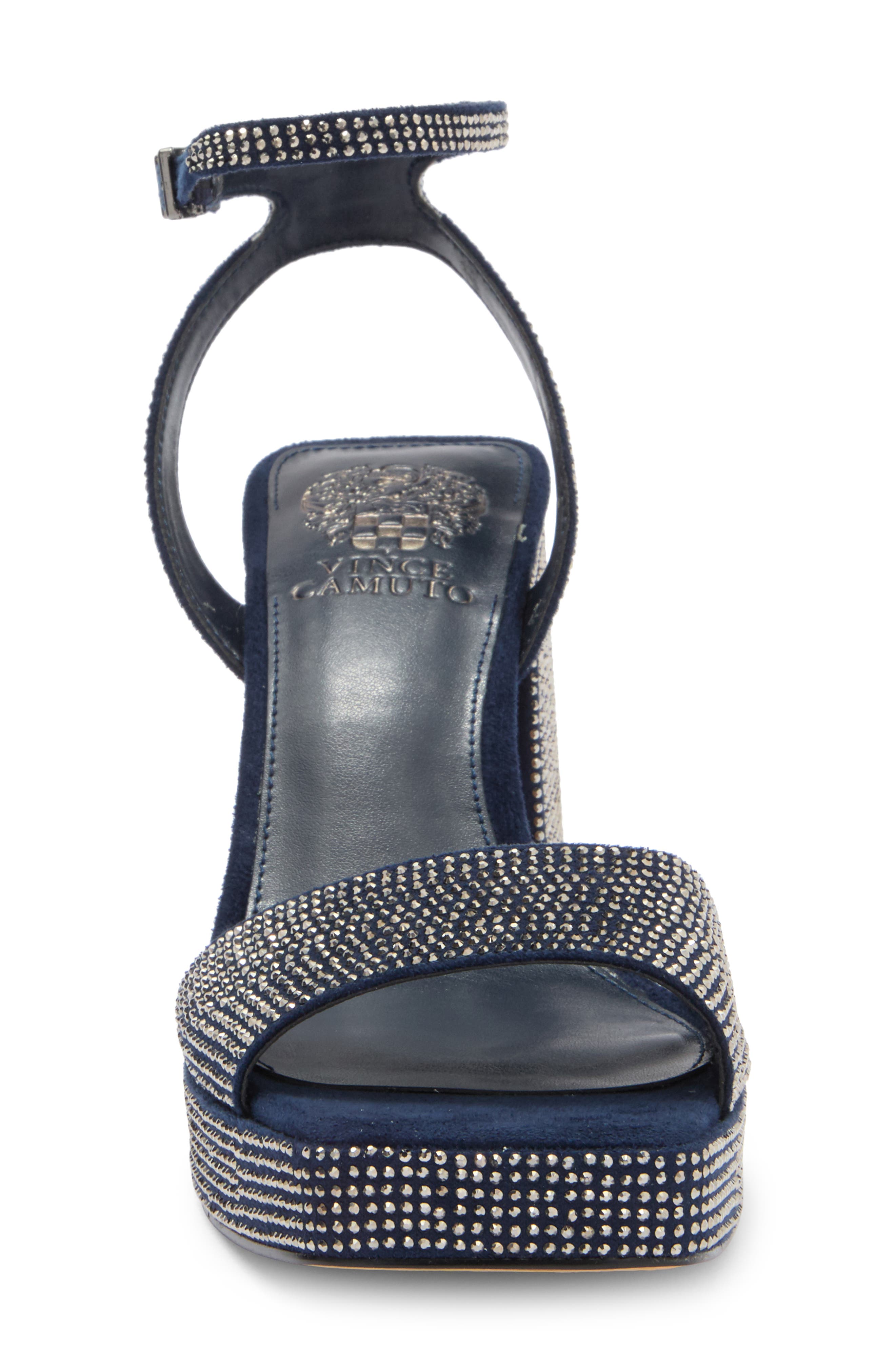 Pilannaa Rhinestone Block Heel Sandal, Alternate, color, SAPPHIRE