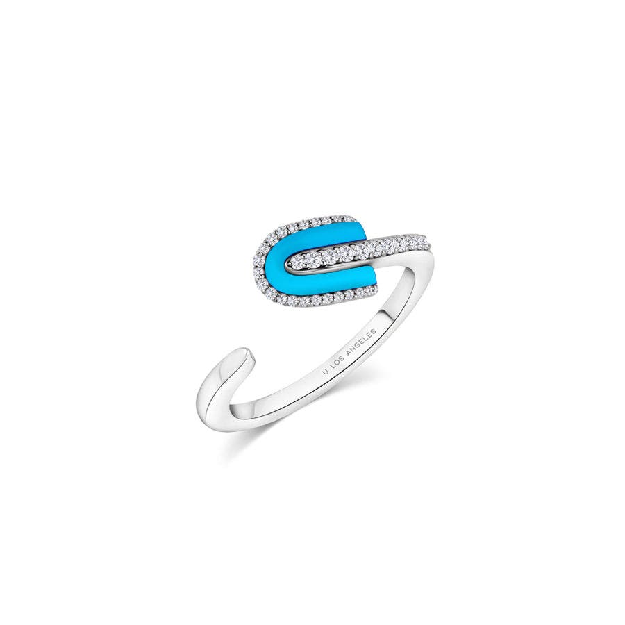 U Los Angeles U Solo Twisted Half Ring (Women) | Nordstrom